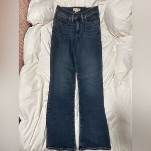 Madewell mid rise kick out jeans